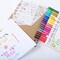 36 Colors Brush Tip Markers for Adult Coloring,Coloring Markers for Lettering,Dual Tip Brush Pens for Kids Drawing,Coloring Pens for Art,Journal Planner,Doodle